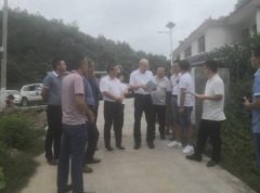 生態(tài)環(huán)境廳書(shū)記和州生態(tài)局領(lǐng)導(dǎo)施工現(xiàn)場(chǎng)視察